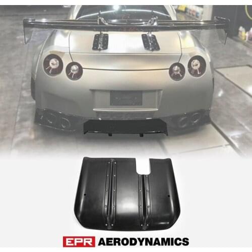 Car Accessoires LB Style FRP Fiber Glass Rear Diffuser Fiberglass Splitter Bottom Under Panel Kit Fit For Nissan R35 GTR CBA DBA
