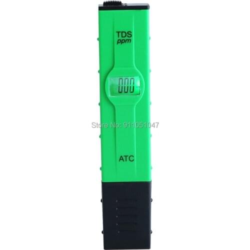 Portable Pen Type TDS Meter Digital Water Meter Filter Measuring Water Quality Purity Tester for Aquarium Pool with Backlight