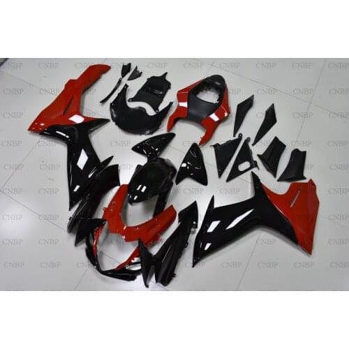 For Suzuki GSXR600 2011 - 2015 K11 Bodywork GSX R 600 2011 Body Kits for Suzuki GSXR600 2013 Black Red Fairings