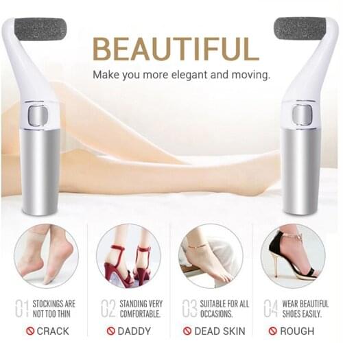 Electric Foot Grinder USB Interface Charging Two Speed Regulation Strong Driving Force ABS Electric Foot Grinder