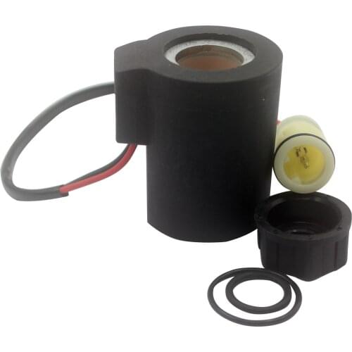 VOE14527267 Solenoid Coil 24V SINOCMP Solenoid Coil for Volvo EC160B EC180B EC135B EC140B EC700B Excavator Parts