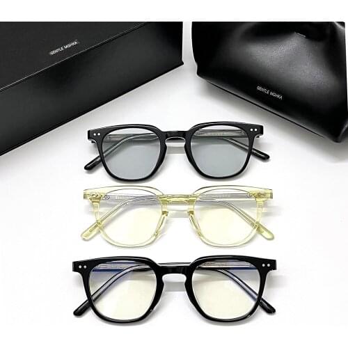 Gentle Brand LUTTO Designer men women Round Glasses Acetate frame Female gafas De Sol Spectacle Glasses Prescription eyewear