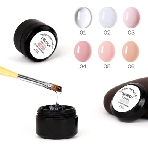 Nail Builder Gel Polish Varnish For Nail Extension UV Gel set kit nails LED Sculpting Hard Lacquer Manicure Tool 15ml