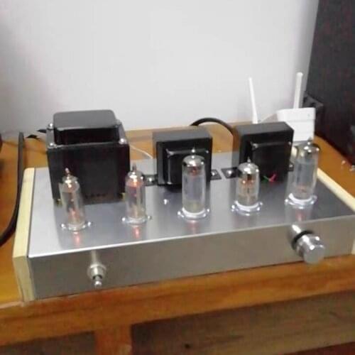 6N2 pushes 6P1 tube amplifier, dual 6Z4 tube rectifier, transparent and beautiful silver, high sound resolution