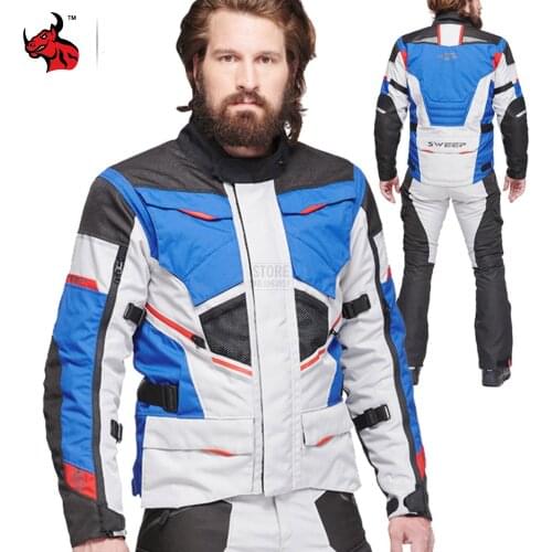 Motorcycle Jacket Profession Waterproof Wear-resistant Racing Suit Chaqueta Moto Anti-fall Motocross Suit Riding Racing Jacket