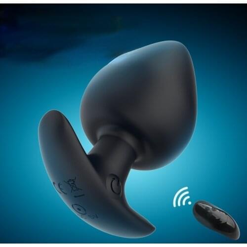 Liquid Silicone Remote Control Anal Plug Anal Toys for Men and Women After Masturbation Stimulates The Beading Sex Products