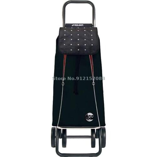 Spain Imported Folding Portable Four-wheel Shopping Cart Shopping Cart Small Cart Trolley Cart Trolley Cart