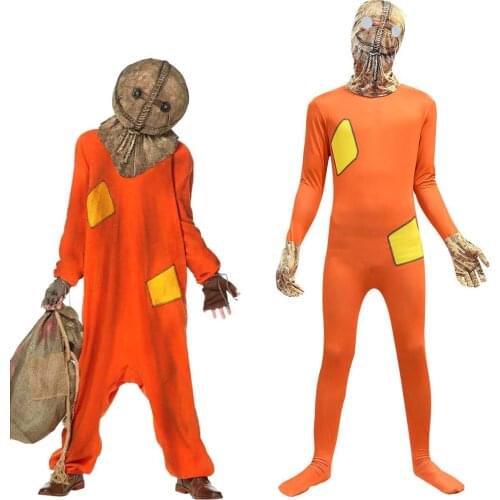 Boys Scary Cartoon Cosplay Rompers Jumpsuit 2021 Halloween Cosplay Boys Costume Christmas Clothes Kids Halloween Party Clothing