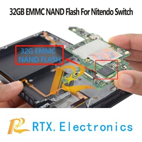 THGBMHG8C2LBAIL For Nitendo Switch 32GB EMMC NAND Flash Memory IC Storage board Replacement Chip BGA153 NEW USED Soldered Balls