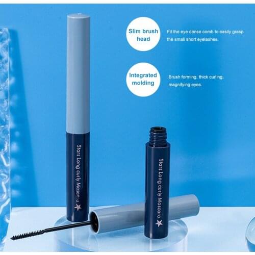 Ultra-fine Mascara Curl Thick Lengthening Eyelash Mascara Waterproof Non-smudge Natural Thick Curling Fine Brush Mascara Makeup