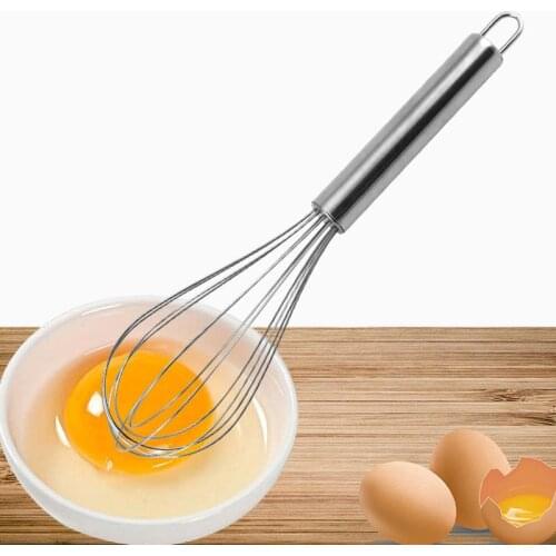 Stainless Steel Whisk Hand Whisk Mixer Cream Stirring Egg Tools Home Gadgets Kitchen Tools kitchen items Baking tools