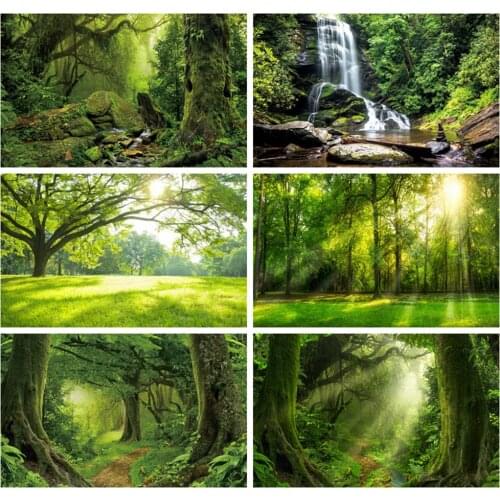Spring Mountain Tree River Travel Nature Scenery Photography Backdrop Vinyl Photographic Background For Photo Studio Photophone