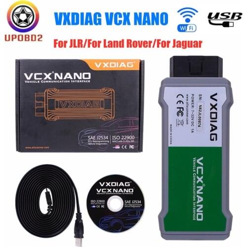 VXDIAG VCX NANO For JLR WiFi/USB Diagnostic Tool Online Programming SDD Software For Jaguar For Land Rover Car Diagnostic Scan