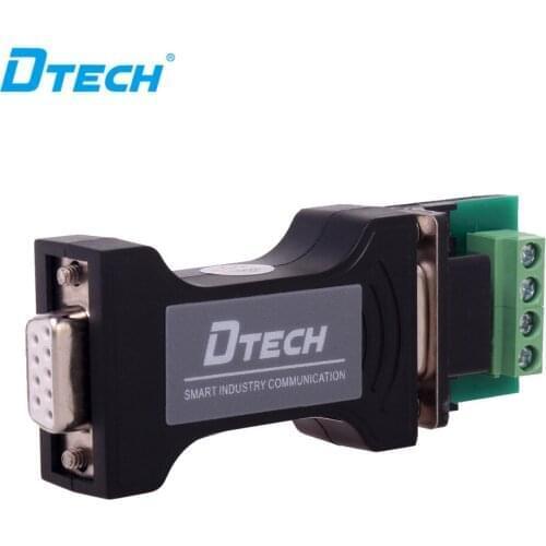 Hight Quality Dtech Factory Electronic Control Concector Ethernet Passive RS232 to RS485 Converter
