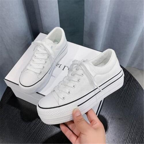 New style womens sports shoes fashion thick-soled non-slip cloth surface breathable lightweight comfortable casual shoes women