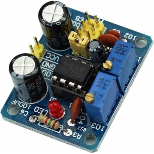 1PCS NE555 Square Wave Duty Cycle and Frequency Adjustable Module