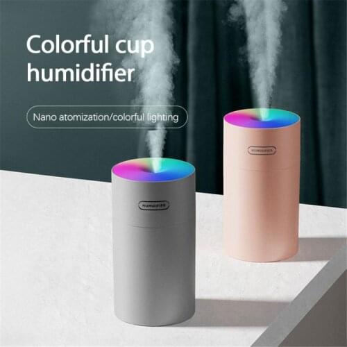 270ml CAR Air Purifier Ultrasonic Humidifier USB Air Purifier LED Night Light Aromatherapy Humidifier LED Night Light