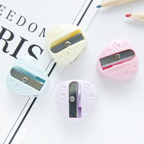 5pcs Color Pencil Sharpener Cute Student Pencil Sharpener Creative Korea Pencil Sharpener Mini Bear Pencil Sharpener