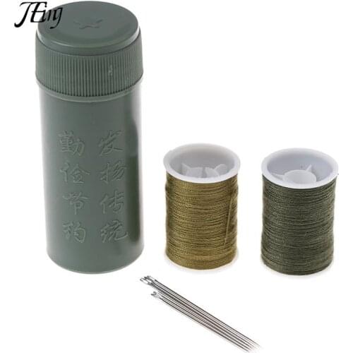 7pc/set Portable Sewing Kit Sewing Kit Portable Mini Needles Craft Sewing Box Set Cylinder Case Portable Travel With Threads