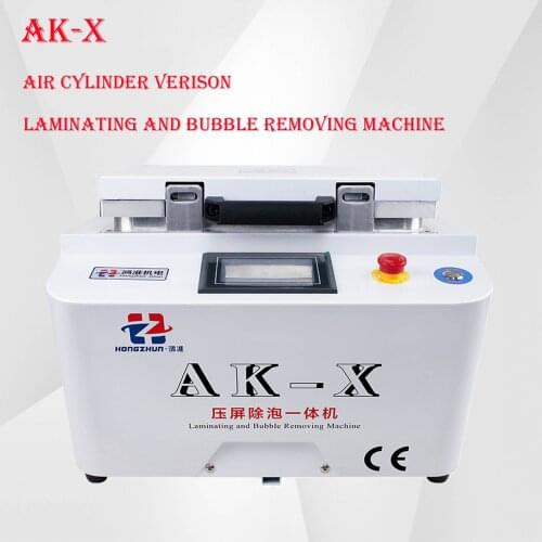 AK-X 2 In1 12 inch Vacuum Laminating Machine Built-In Pump And Air Compressor Bubble Remover Machine For Phone Samsung Repair
