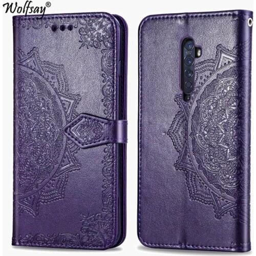 Wallet Case For Oppo Reno 2 Case Reno2 Bumper Floral Leather Case For Oppo Reno 2 Luxury Flip Phone Bag Oppo Reno 2 Reno Z Cover