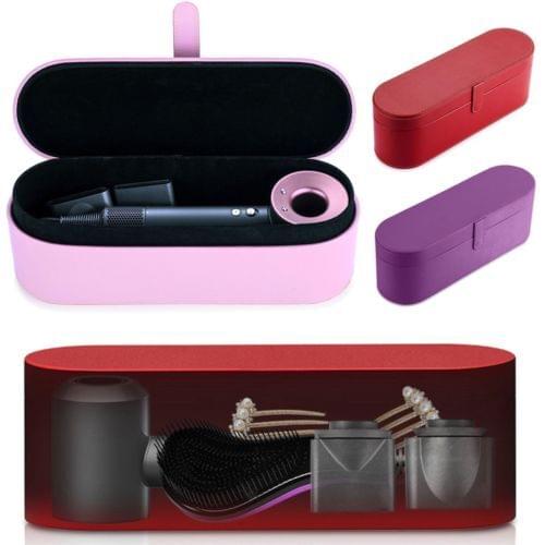 Hot Hair Dryer Case Storage For Dyson Supersonic Leather Cover Organizer Box Home Hair Dryer Storage Boxes Portable