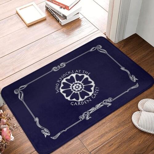 Who Knocks At The Garden Gate Doormat Carpet Mat Rug Polyester Anti-slip Floor Decor Bath Bathroom Kitchen Bedroom 40*60