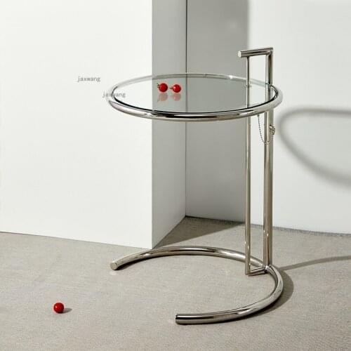 Nordic Hotel Hallway Lifting Round Coffee Tables Simple Small Apartment Living Room Corner Table Home Furniture Porch Endtable