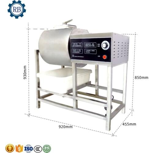 Sea Food Marinating Machine Meat Marinated Marinator Vacuum Meat Tumbling Curing Machine For Chicken , Pork And Fish