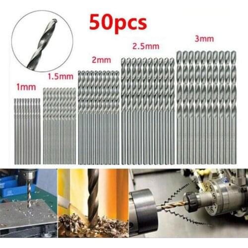 Mini Tiny Micro HSS Twist Drill Bits Set 1-3mm Hand DIY Model Craft Tool Bit