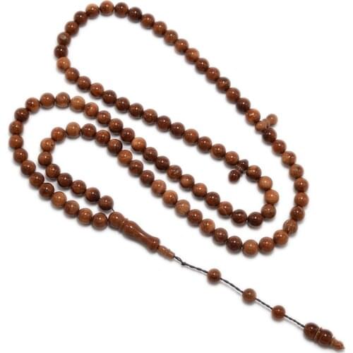 MSL004 High Quality Rosary Beads 99 Prayer Beads Natural Palm Fruit Kuka Tasbih Charm Bracelet 5-9mm specifications