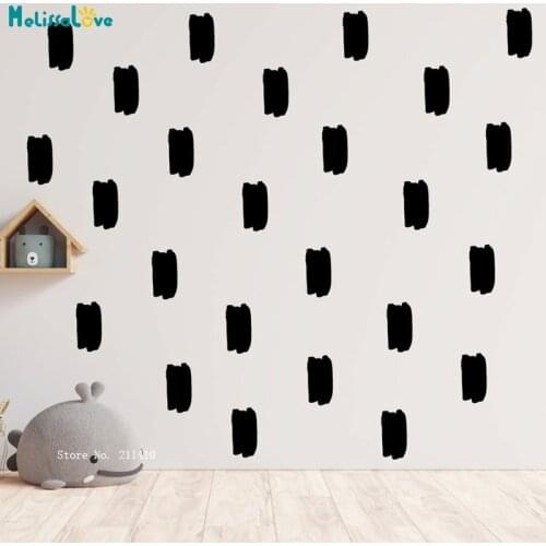 Paint Brush Strokes Wall Stickers Boho Decals Geometric Decor Home Art Decor Abstract Modern Gift YT5888