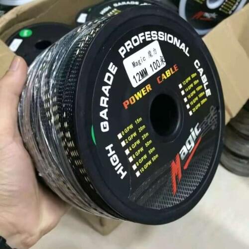 Flame-retardant Nylon Braided Audio Speaker Cable Network Tube Telescopic Mesh Chassis Cable Shock Absorber Snake Skin Tube