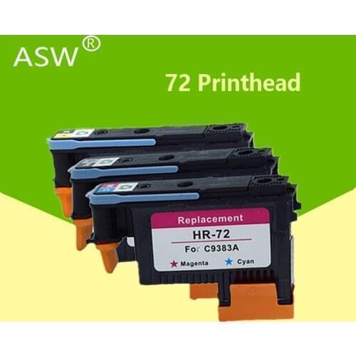 6Pcs C9380A C9383A C9384A Printhead Print head for HP 72 DesignJet T1100 T1120 T1120ps T1200 T1300 T1300ps T2300 T610 T770 T790