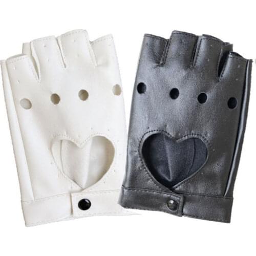 Anime Danganronpa Monokuma Fingerless Glove Black White Cosplay Gloves