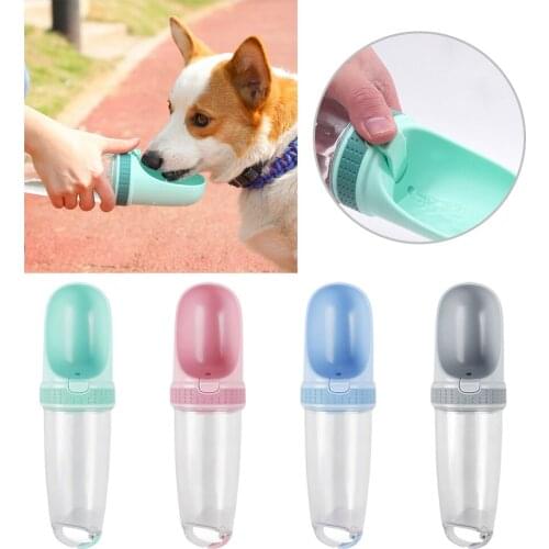 Portable Pet Dog Water Bottle For Small Large Dogs Travel Puppy Cat Drinking Bowl Bulldog Water Dispenser Feeder Dropship