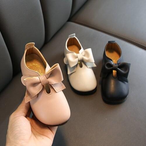 Spring Autumn Children Shoes For Girls White Flat Shoes Kids Soft Leather Sandal Baby Princess Casual Shoes Lovely Fruit Pattern