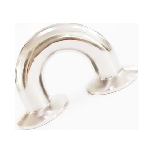 3" 76mm OD 304 Stainless Steel Sanitary Ferrule 180 Degree Elbow Pipe Fitting For Home Brew Homebrew Fit 3" Tri Clamp