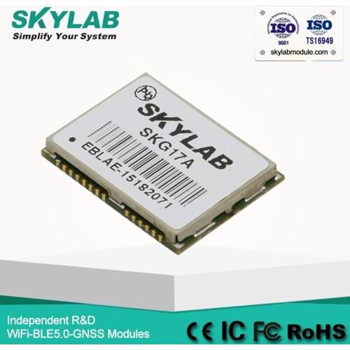 SKYLAB SKG17A MT3339 fast TTFF QZSS SBAS 40mA low power consumption GPS engine module