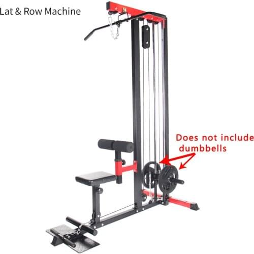 Pull Lat Pull Down High Pully Waist Back Shoulder Muscle Lat & Row Machine Home LRM501 Comprehensive Fitness Equipment