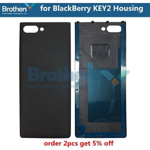 Rear Back Cover For BlackBerry KEYTwo Key2 Battery Door Housing For BlackBerry KEY2 Backcover Original AAA Phone Replacement new