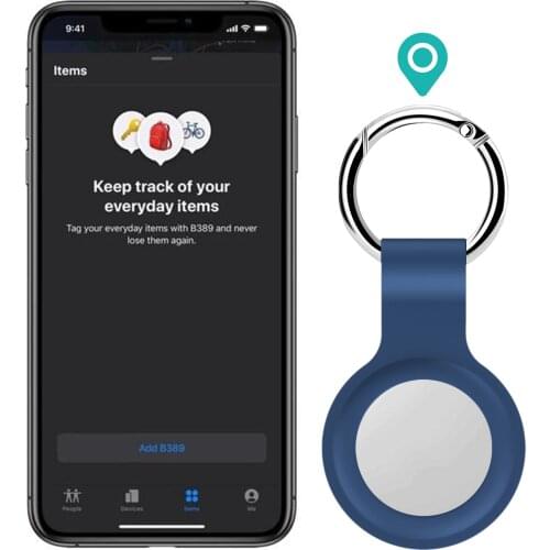 For Apple Airtags Liquid Silicone Protective Sleeve For Apple Locator Tracker Anti-lost Device Keychain Protective Sleeve Hot