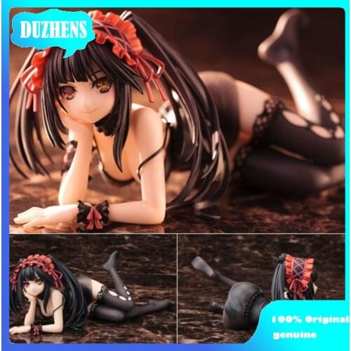 100% Original genuine DATE A LIVE Tokisaki Kurumi Sleeping position Action Figure Anime Figure Model Toys Figure Doll Gift
