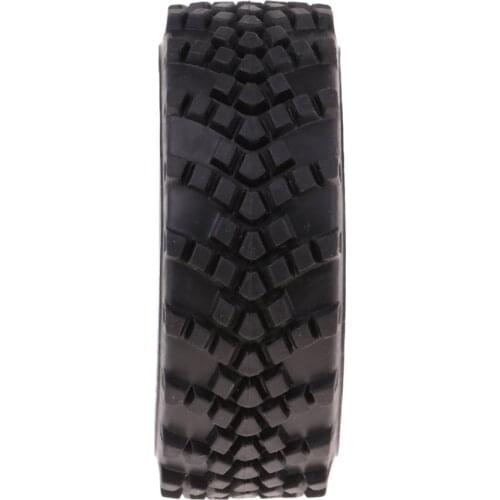 4pcs Black Rubber Tires with Rims for WPL B36 B14 B24 B16 C14 C24