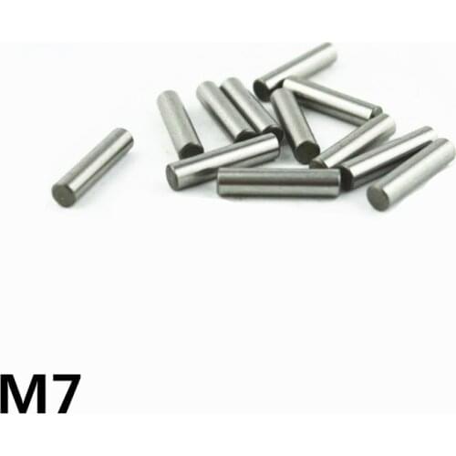 50pcs 7 mm Bearing Steel Cylindrical Pin Locating Pin Needle roller Thimble Length 10 12 14 18 20 24 26 28 30 40mm