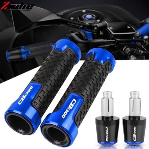 Motorcycle Accessories 7/8" 22MM Handlebar Hand Grips Handle Bar End Cap Plug FOR HONDA CB1300 CB 1300 ABS 2003-2010 2009 2008
