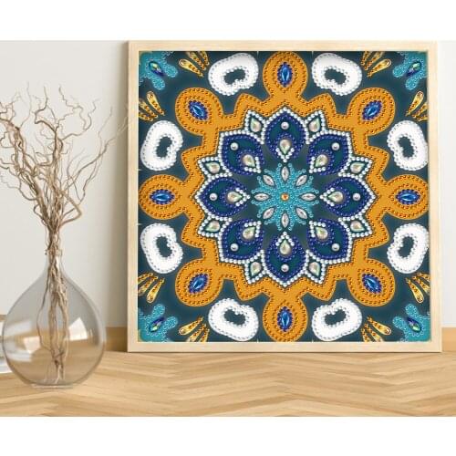 DIY Diamond Painting Minimalist Datura Wall Stickers Special Shaped Drill Mosaic Rhinestone Art Sticker Home Decoration Gift