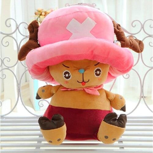 60CM One Piece Anime Stuffed Plush Toy Dolls Tony Chopper Toys for Children High Quality Cartoon Birthday Christmas Kids Gift