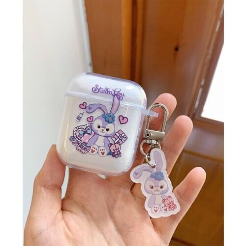Apple Airpods Case 1/2/3 Pro Earphone Cases Cartoon Keyring Silicone Headphone Case Bluetooth Headset For Air Pods Pro 3 Box