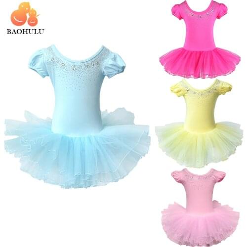 BAOHULU Cute Girls Ballet Dress for Children Girl Dance Clothing Kids Ballet Costumes for Girls Dance Leotard Girl Dance wear
